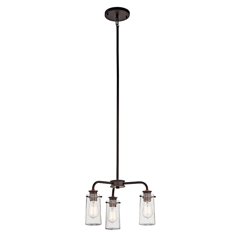 Kichler Braelyn 3 Light Convertible Chandelier Olde Bronze 43057OZ