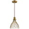 Kichler Devin 7.75" 1 Light Mini Pendant Natural Brass 43127NBR