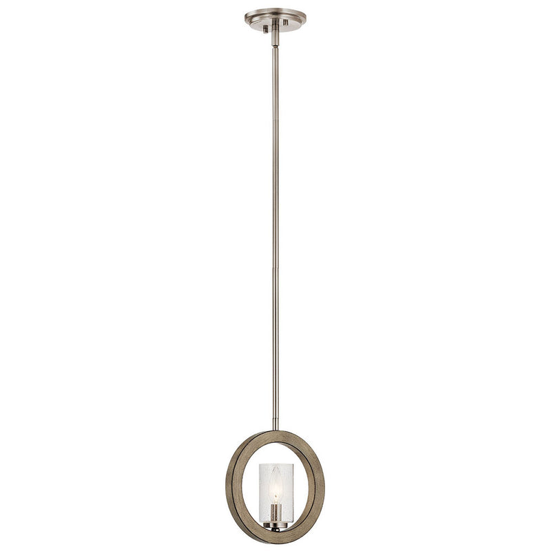 Kichler Grand Bank 1 Light Convertible Mini Pendant Distressed Antique Gray 43189DAG