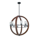 Kichler Grand Bank 8 Light Chandelier Auburn Stained 43190AUB