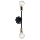 Kichler Armstrong Wall Sconce Black 43195BK