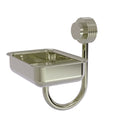 Allied Brass Venus Collection Wall Mounted Soap Dish with Groovy Accents 432G-PNI