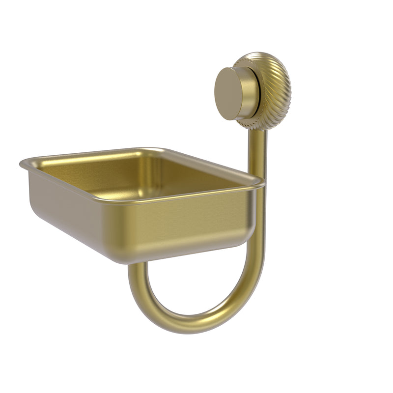 Allied Brass Venus Collection Wall Mounted Soap Dish with Twisted Accents 432T-SBR