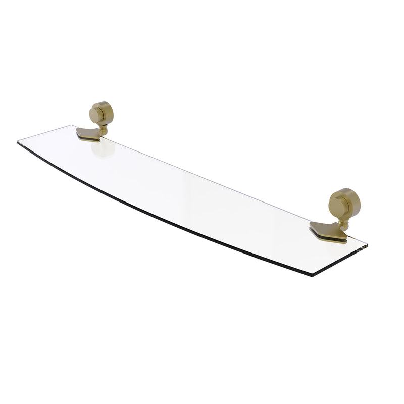 Allied Brass Venus Collection 24 Inch Glass Shelf 433-24-SBR