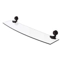 Allied Brass Venus Collection 24 Inch Glass Shelf with Dotted Accents 433D-24-ABZ