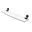 Allied Brass Venus Collection 24 Inch Glass Shelf with Dotted Accents 433D-24-ORB