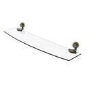 Allied Brass Venus Collection 24 Inch Glass Shelf with Twist Accents 433T-24-ABR