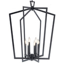 Kichler Abbotswell 6 Light Chandelier Black 43495BK