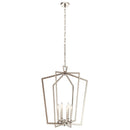 Kichler Abbotswell 6 Light Chandelier Polished Nickel 43495PN