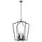 Kichler Abbotswell 12 Light Foyer Chandelier Black 43496BK