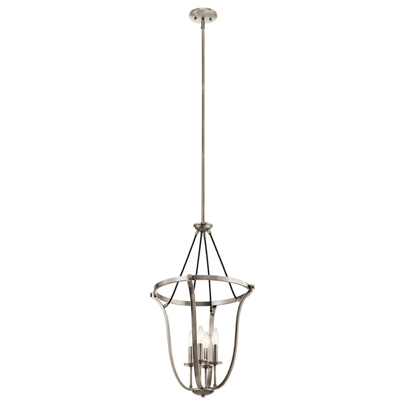 Kichler Thisbe 29.25" 4 Light Foyer Pendant Classic Pewter 43535CLP