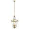 Kichler Thisbe 29.25" 4 Light Foyer Pendant Natural Brass 43535NBR