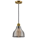 Kichler Devin 8" 1 Light Mini Pendant Natural Brass 43551NBR