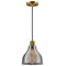 Kichler Devin 8" 1 Light Mini Pendant Natural Brass 43551NBR