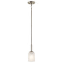 Kichler Shailene 1 Light Mini Pendant Brushed Nickel 43674NI