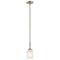 Kichler Shailene 1 Light Mini Pendant Brushed Nickel 43674NI