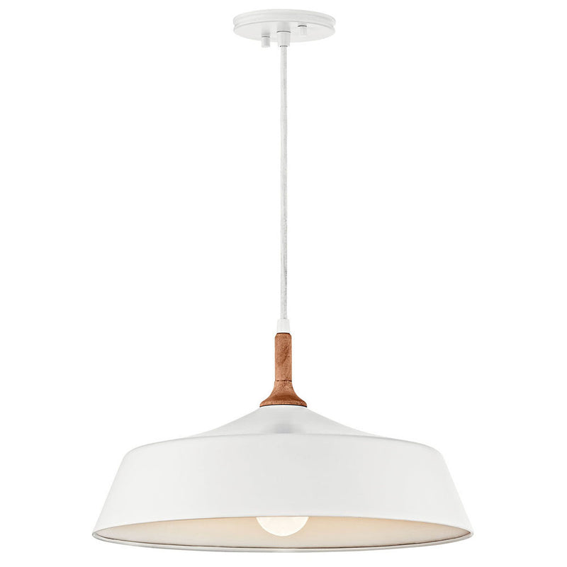 Kichler Danika 1 Light Pendant White 43683WH