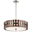 Kichler Cirus 4 Light Convertible Pendant Auburn Stain 43753AUB