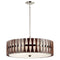 Kichler Cirus 5 Light Convertible Pendant Auburn Stain 43754AUB