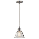 Kichler Avery 1 Light Cone Mini Pendant Brushed Nickel 43851NI