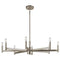 Kichler Erzo 8 Light Chandelier Satin Nickel 43857SN