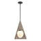 Maverick Pendant shown in the Matte Black finish with a Matte White shade