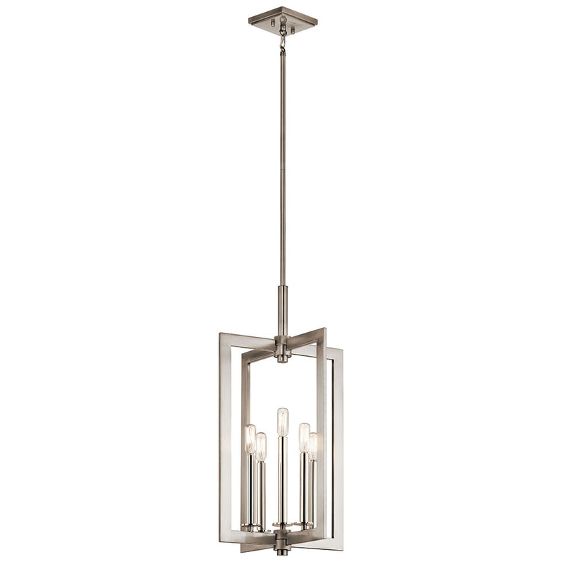 Kichler Cullen 14" 5 Light Foyer Pendant Classic Pewter 43900CLP