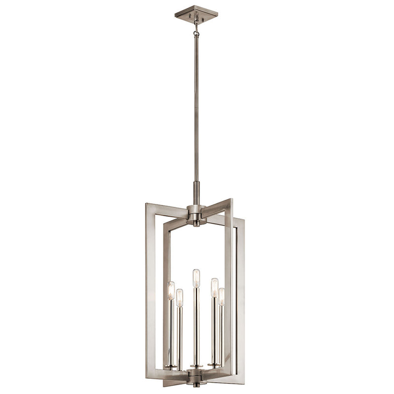 Kichler Cullen 18" 5 Light Foyer Pendant Classic Pewter 43902CLP