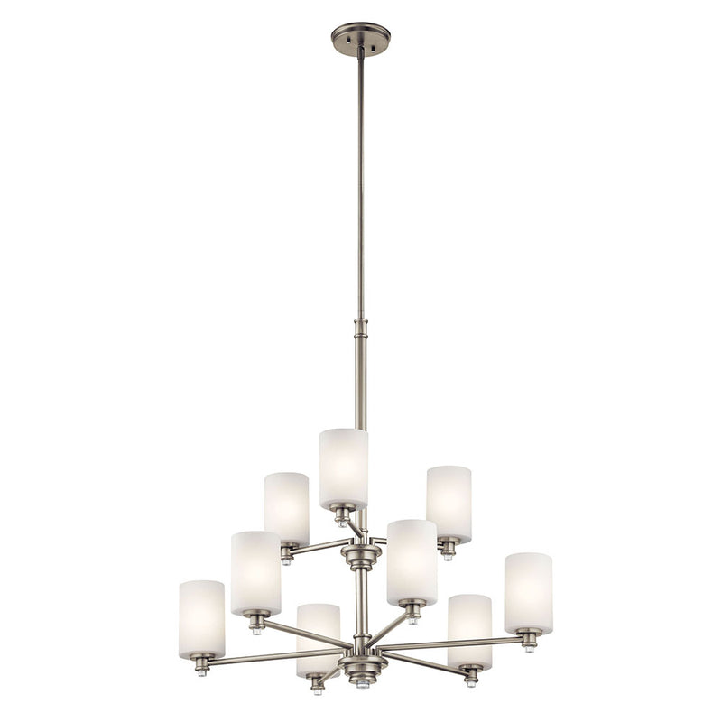 Kichler Joelson 9 Light Chandelier Brushed Nickel 43924NI