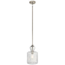 Kichler Riviera 1 Light Pendant Brushed Nickel 43954NI