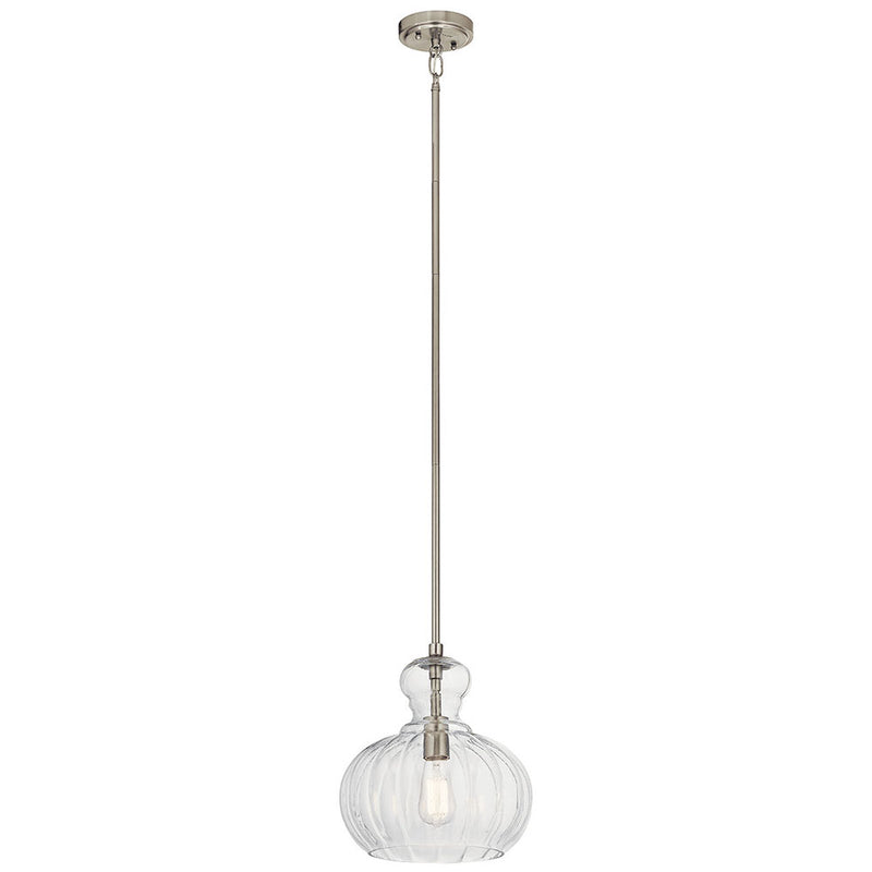 Kichler Riviera 1 Light Pendant Brushed Nickel 43955NI