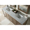 James Martin Chicago 72" Whitewashed Walnut Double Vanity with 3 cm Carrara Marble Top 305-V72-WWW-3CAR