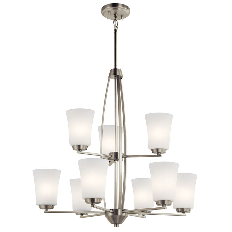 Kichler Tao 9 Light Chandelier Brushed Nickel 44052NI