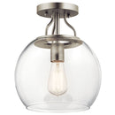 Kichler Harmony 1 Light Semi Flush Brushed Nickel 44066NI