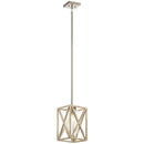 Kichler Moorgate 1 Light Mini Pendant Distressed Antique White 44083DAW