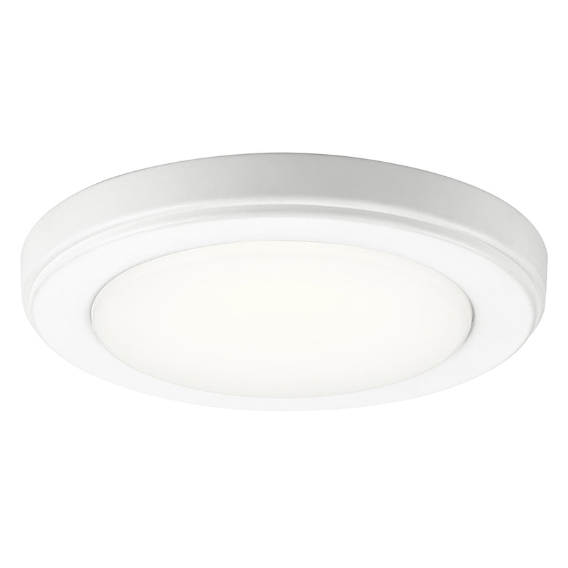 Kichler Zeo 3000K LED 7" Round Flush Mount White 44244WHLED30