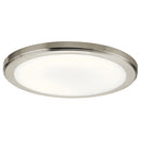 Kichler Zeo 3000K LED 13" Round Flush Mount Brushed Nickel 44248NILED30