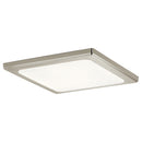 Kichler Zeo 3000K LED 13" Square Flush Mount Brushed Nickel 44249NILED30