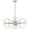 Kichler Eris 8 Light Chandelier Polished Nickel 44276PN