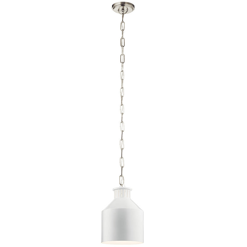 Kichler Montauk 1 Light Mini Pendant White 44306WH