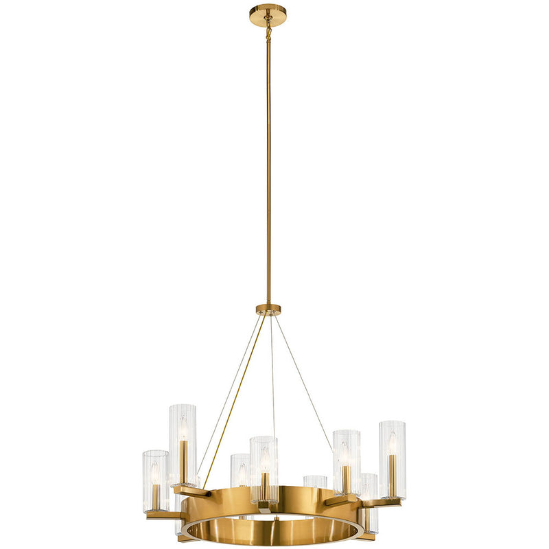 Kichler Cleara 9 Light Chandelier Fox Gold 44315FXG