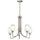 Kichler Valserrano 24.25" 5 Light Chandelier Brushed Nickel 44377NI