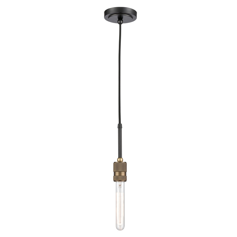 Ellis Mini Pendant shown in the Black Antique Brass finish