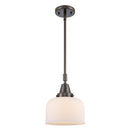 Bell Mini Pendant shown in the Oil Rubbed Bronze finish with a Matte White shade