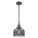 Bell Mini Pendant shown in the Oil Rubbed Bronze finish with a Plated Smoke shade