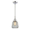 Chatham Mini Pendant shown in the Polished Chrome finish with a Clear shade