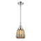 Chatham Mini Pendant shown in the Polished Chrome finish with a Mercury shade