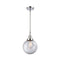 Beacon Mini Pendant shown in the Polished Chrome finish with a Clear shade