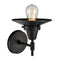 Innovations Lighting Caden 1 Light 9" Sconce 447-1W-BK-M6-BK-LED