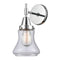 Caden Sconce shown in the Polished Chrome finish with a Clear shade